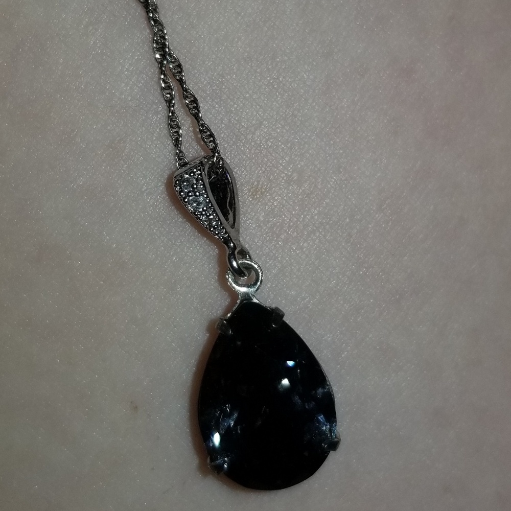 Charcoal/Black/Dark Gray necklace
